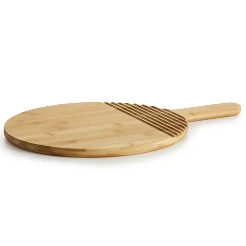 Skärbräda bambu rund