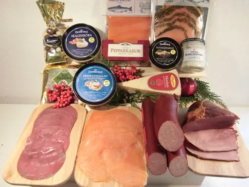 Delikatesslådor och matgåvor